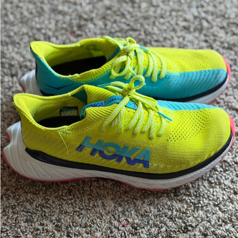 HOKA Carbon X 3 Running Shoes Size 6.5 Lightweight Performance Sneakers